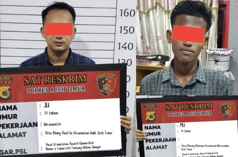 Polisi Tangkap Bandar Dan Pembeli Judi Online Chip Domino Di Aceh Timur