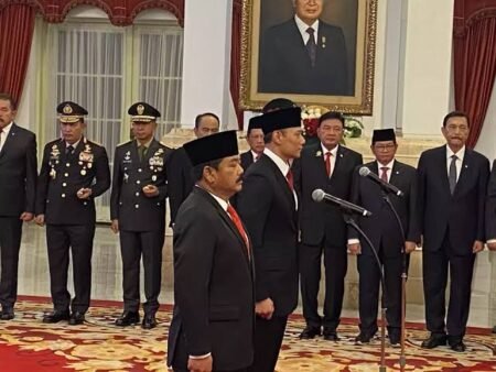 Sah Hadi Tjahjanto Jadi Menko Polhukam Ahy Menteri Atr Usai Dilantik