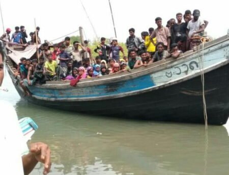 Lagi, Satu Kapal Bermuatan Pengungsi Rohingya Terpantau Nelayan di Laut Bireuen, Aceh