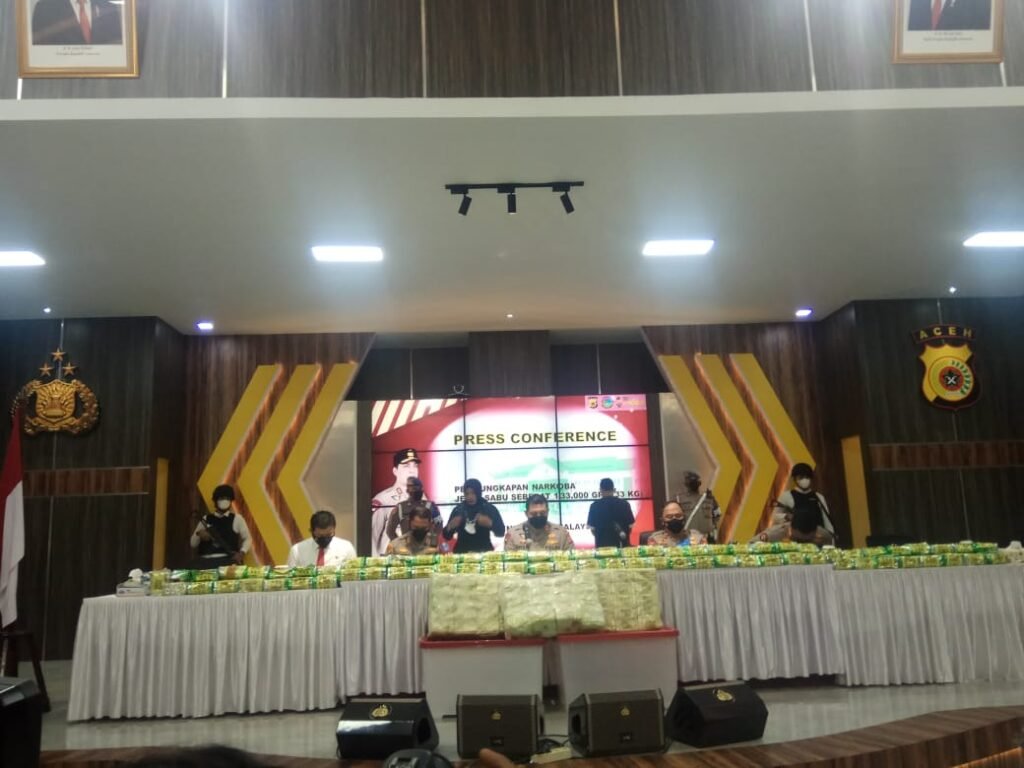 Polda Aceh Kembali Mengungkapkan Peredaran Narkoba Jaringan Internasional
