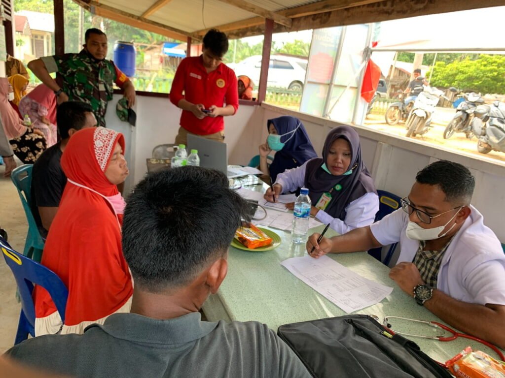 BIN Ikut Sukseskan Vaksinasi di Peureulak, Aceh Timur