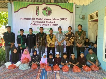 Peringatan Tsunami & Maulid   Baginda Rasulullah Muhammad S.A.W Oleh HMI Komisariat Akubank Aceh Timur