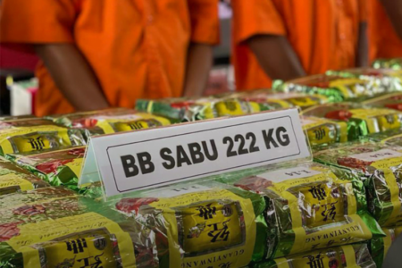 Penyelundupan 222 kilogram sabu-sabu di Aceh Timur Digagalkan