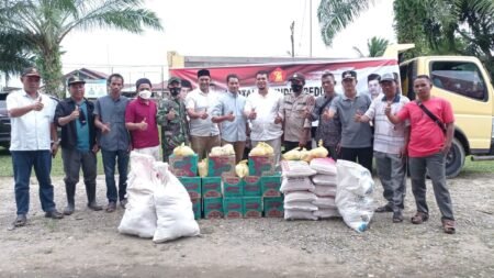 Partai Gerindra Peduli : Salurkan Bantuan Banjir di Aceh Timur