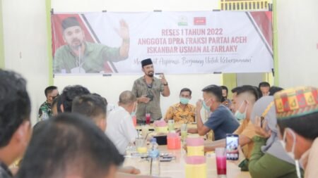 Al-Farlaky Silaturrahmi Dengan Ketua Pemuda Se-Kecamatan Ranto Peureulak