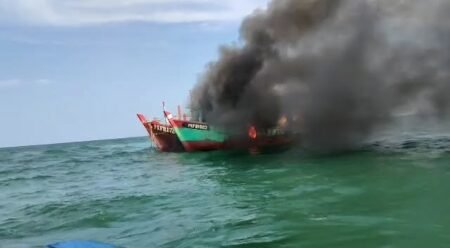 Kejaksaan Negeri Langsa Tenggelamkan 2 Kapal