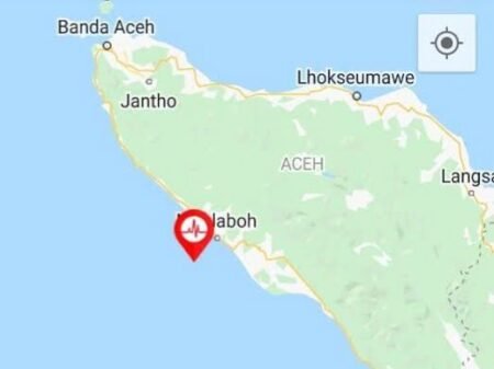 Gempa Bumi 5,3 M Di Aceh Barat.