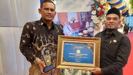 Bupati Aceh Timur Terima Anugerah Awards Kategori Pembangunan Ekonomi Berkelanjutan Berbasis Kawasan