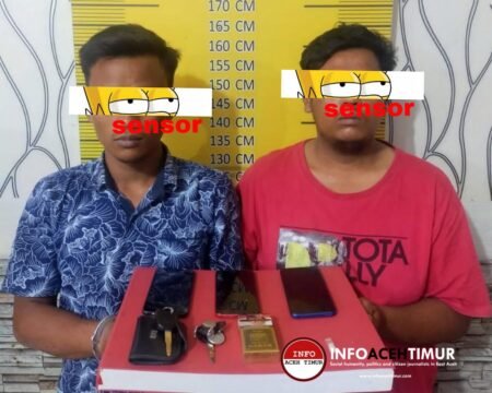 Polres Langsa Amankan 2 Tersangka Penyalahgunaan Narkoba