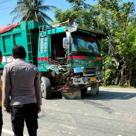 Berikut Kronologis Lakalantas Matang Neuhen Truk Vs Kijang Inova