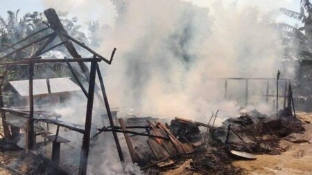 Rumah Karyawan Perkebunan di Ranto Peureulak Aceh Timur Ludes Terbakar, Diduga Kompor Meledak