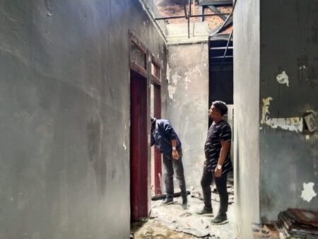 Lagi! Kantor Keuchik di Kuala Peudawa Puntong Aceh Timur Terbakar