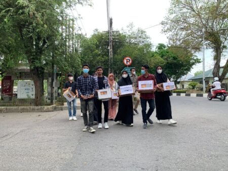 Himpunan Mahasiswa Jurusan Hukum Tata Negara IAIN Langsa Peduli bencana Kebakaran Gayo lues