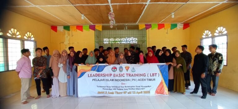 PII Aceh Timur Sukses Tempa Pelajar Jadi Pemimpin