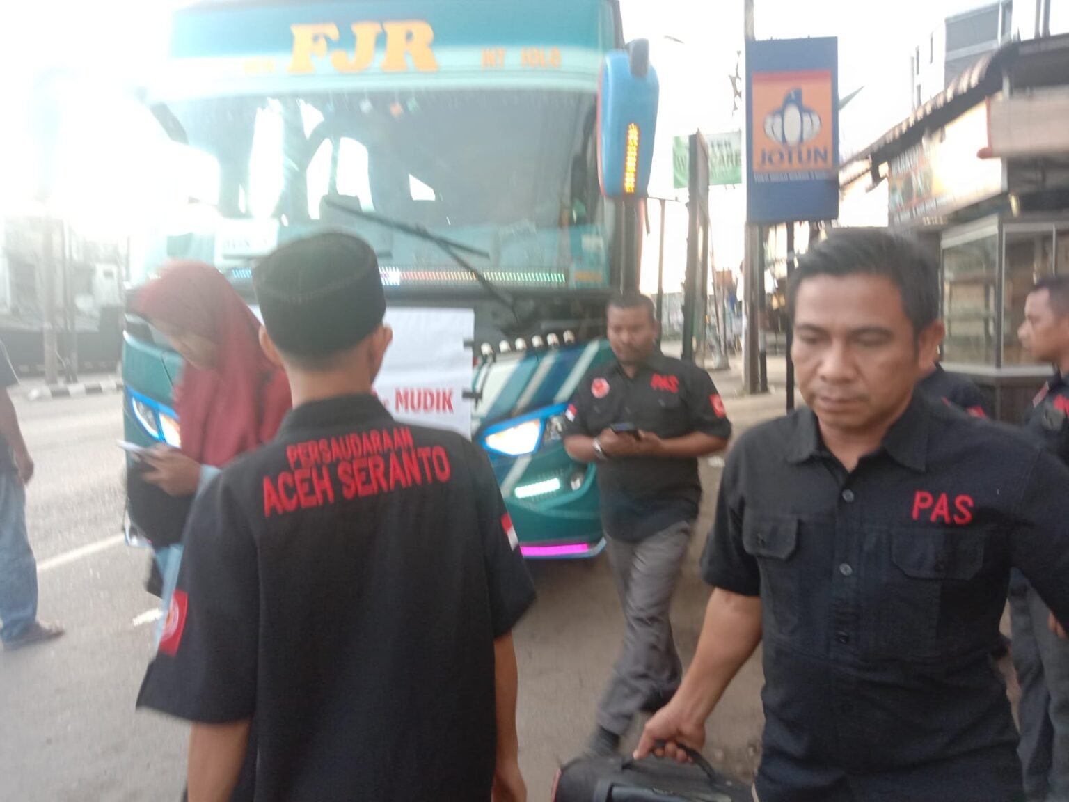 Rombongan Mudik Gratis Bersama PAS dari Jawa Ke Aceh Kini Tiba di Idi Rayeuk