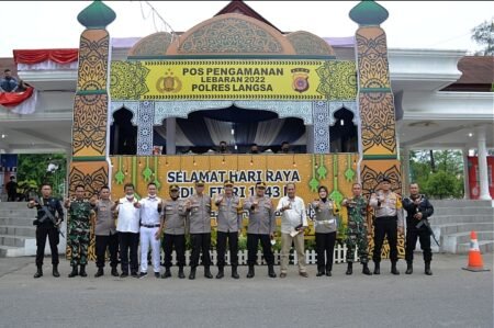 Jelang Lebaran Polres Langsa Siapkan Pos Pengamanan
