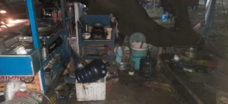 Kobaran Api Gerobak Terbakar Di Lapangan Pemerintah Aceh Timur, Lukai 7 Orang Pengunjung