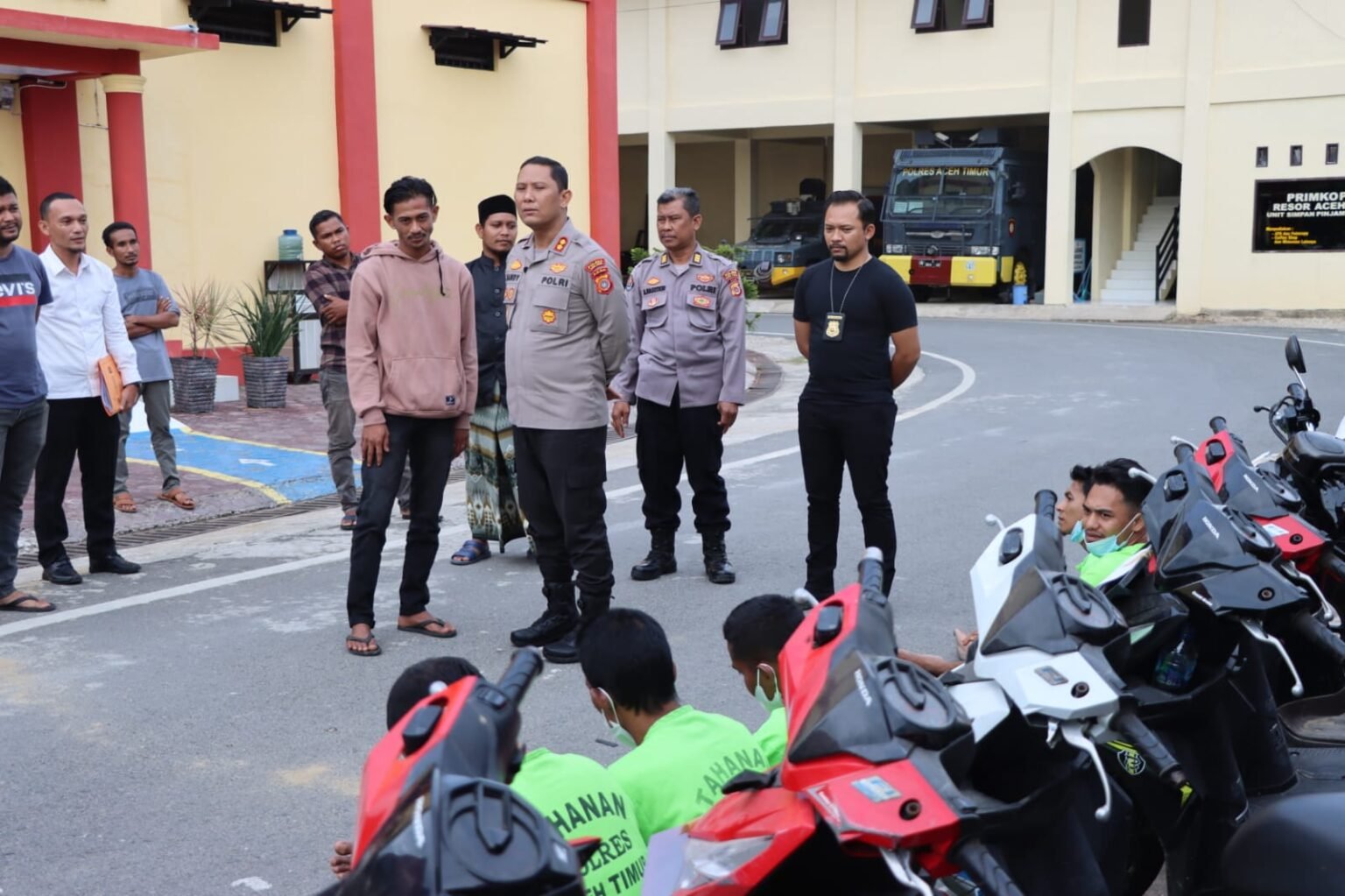 Lima Pelaku Sindikat Curanmor Ditangkap Polisi, 3 Warga Langsa, 2 Warga Aceh Timur