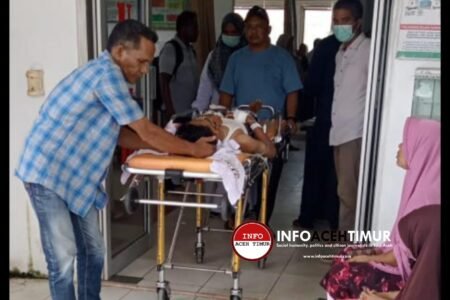Laka Lantas Simpang Ulim Tiga Pelajar SMP Alami Luka Serius