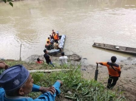 Pencarian Tenggelamnya Pelajar di Sungai Arakundo Kembali Dilanjutkan Oleh Tim SAR Gabungan