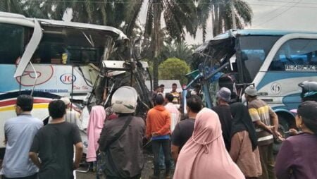 Tabrakan Maut Antar Bus di Sumut, 7 Orang Meninggal Dunia 3 Warga Aceh