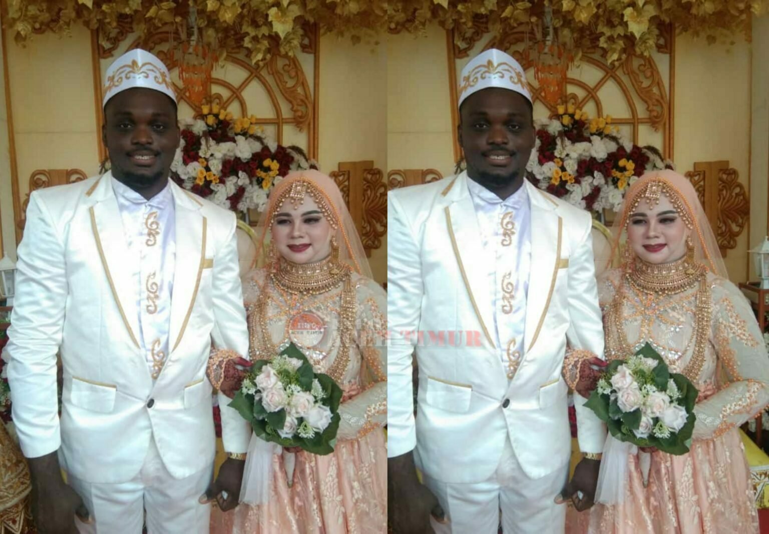 Resepsi Pernikahan pria asal Benua Afrika dan Gadis Aceh Timur