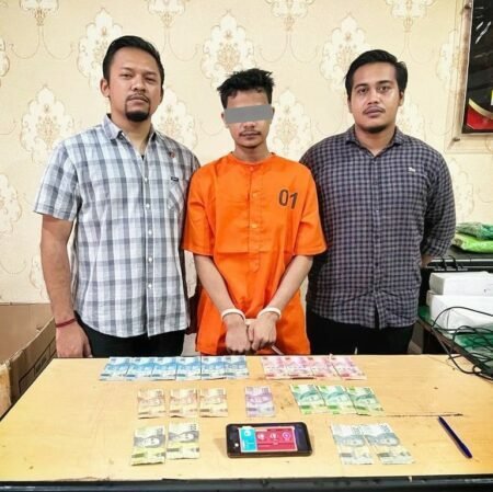 Satu Pelaku Tindak Pidana Judi Online Ditangkap Polres Aceh Timur