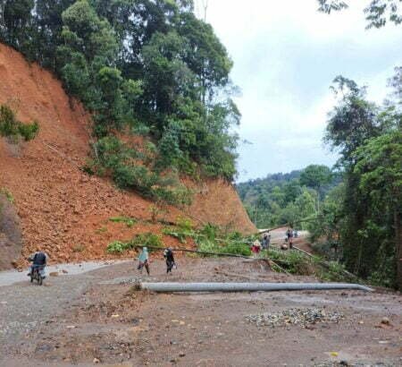 Lampu Mati Jalan Lumpuh Lintas Peureulak – Lokop