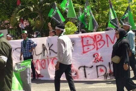 Kantor DPRK Langsa Aceh di Demo Mahasiswa, Sampaikan Sejumlah Petisi