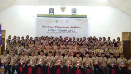 Pendidikan Kepemimpinan dan Penandatanganan MoU Pramuka Aceh Timur bersama Instansi Pemerintah