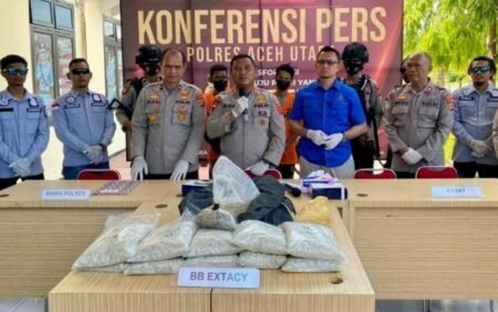 Via Laut, 2 Pengedar Sabu-sabu Jaringan Internasional Senilai Rp 68 Miliar Dibekuk di Aceh