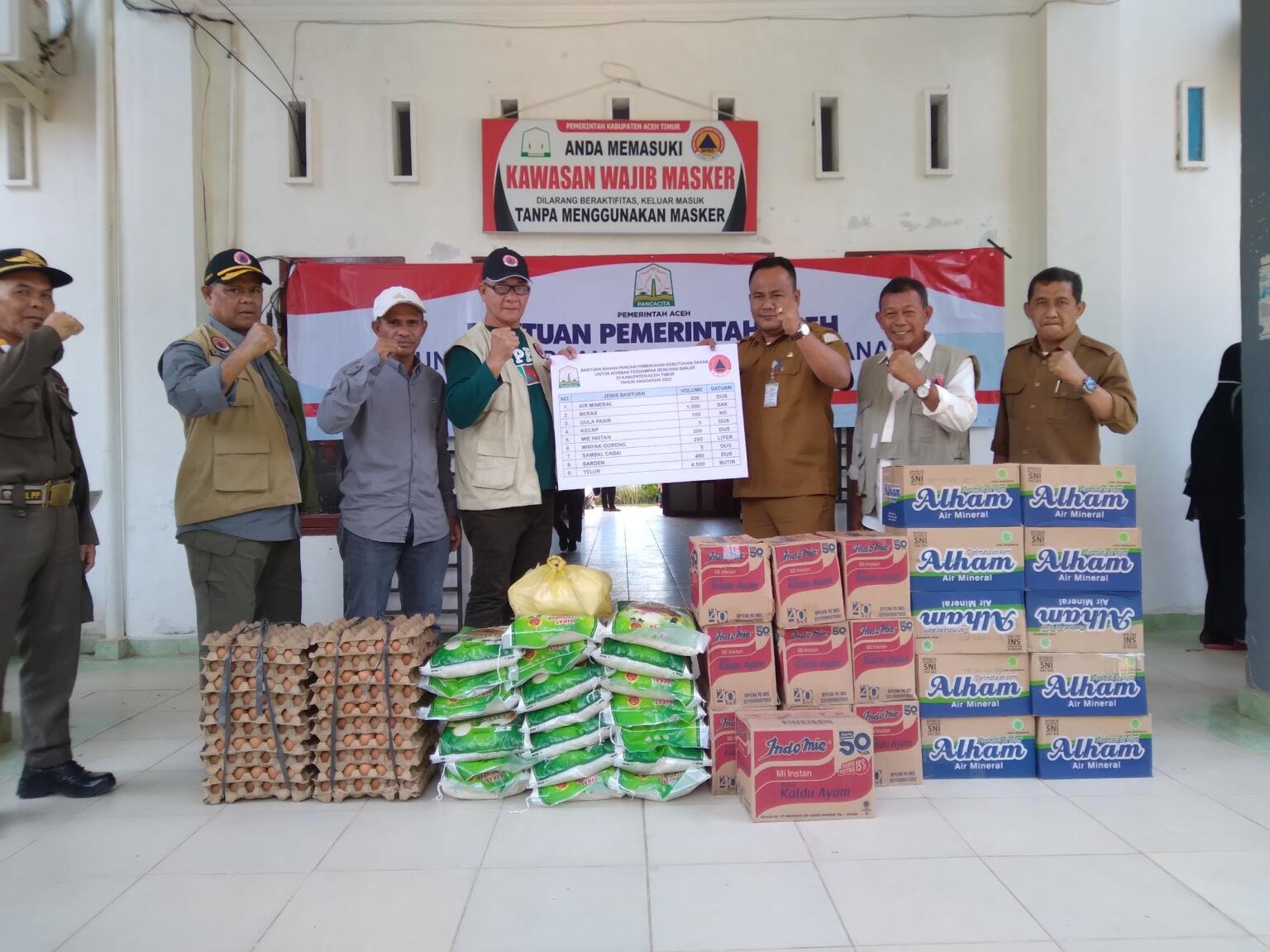 BPMA Salurkan Bantuan Pangan 200 Juta, Pasca Banjir Aceh Timur