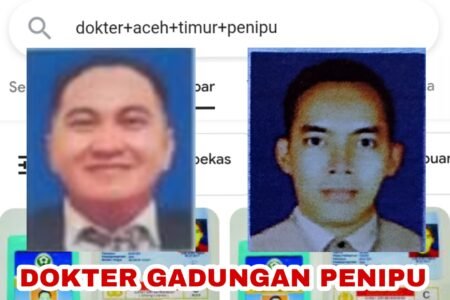 Waspada: Kini Muncul 2 Dokter Gadungan Penipu Ngaku kerja RS Zubir Mahmud Aceh Timur