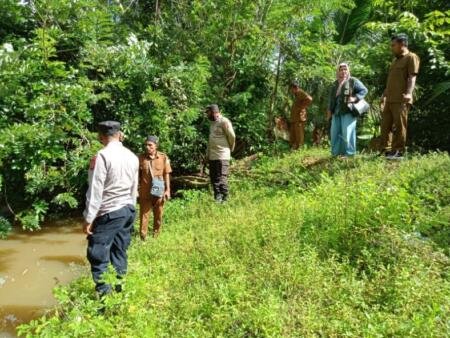 Bocah 3 Tahun Tenggelam di Alur Sungai Gampong Ulee Ateung Kecamatan Julok