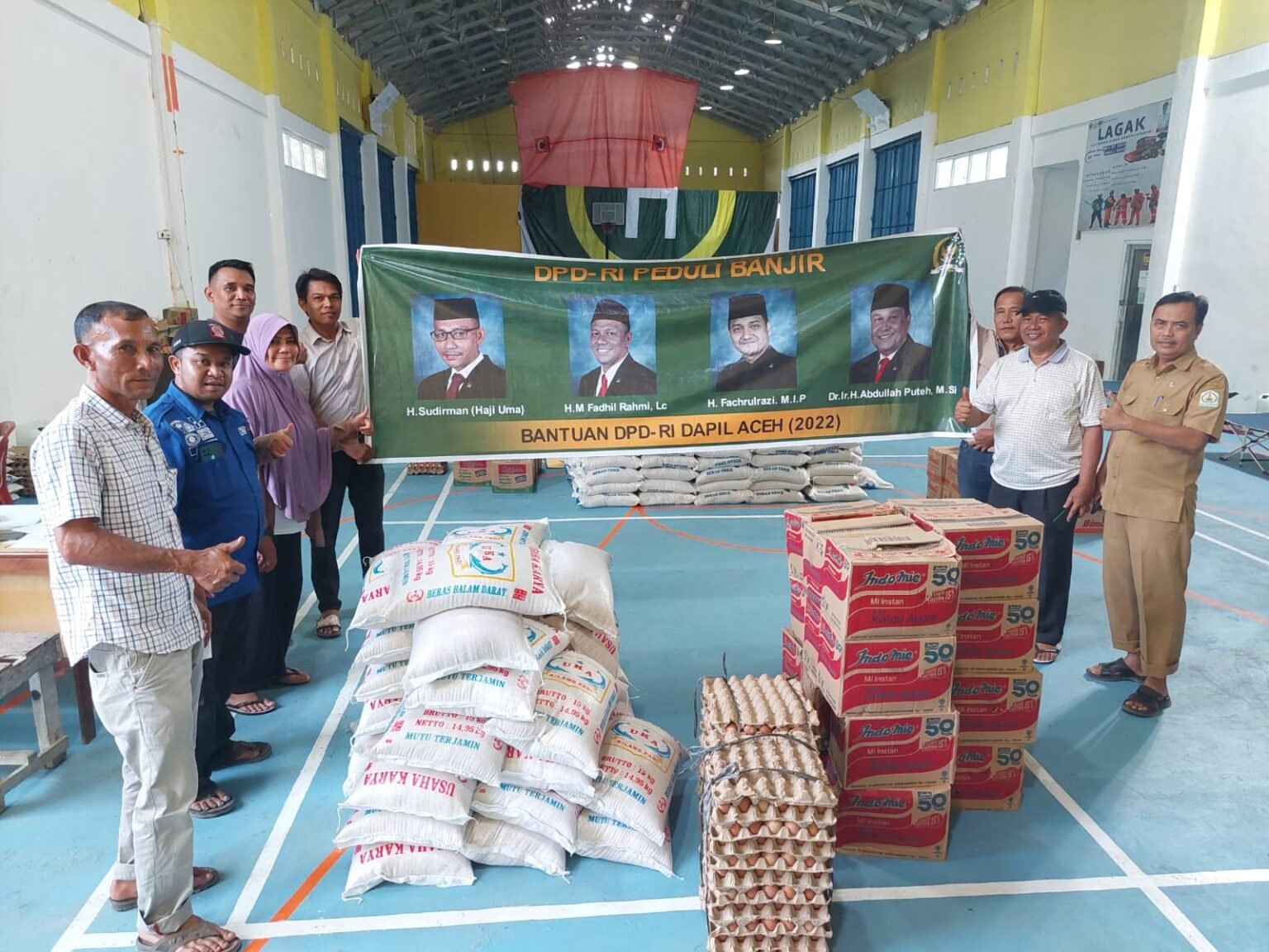 Empat Senator Aceh Kirim Bantuan untuk Korban Banjir di Aceh Tamiang