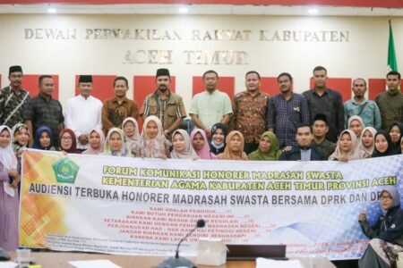 Ketua Komisi 1 DPRA: Guru Honor Sekolah Swasta Kemenag Harus Diperlakukan Sama Oleh Pemerintah