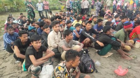 Lagi, Satu Kapal Motor Muatan Rohingya Kembali Mendarat di Aceh