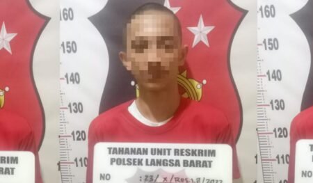 Gaya Elit Ekonomi Sulit, Pencuri Sepatu Harga Jutaan Ditangkap di Langsa