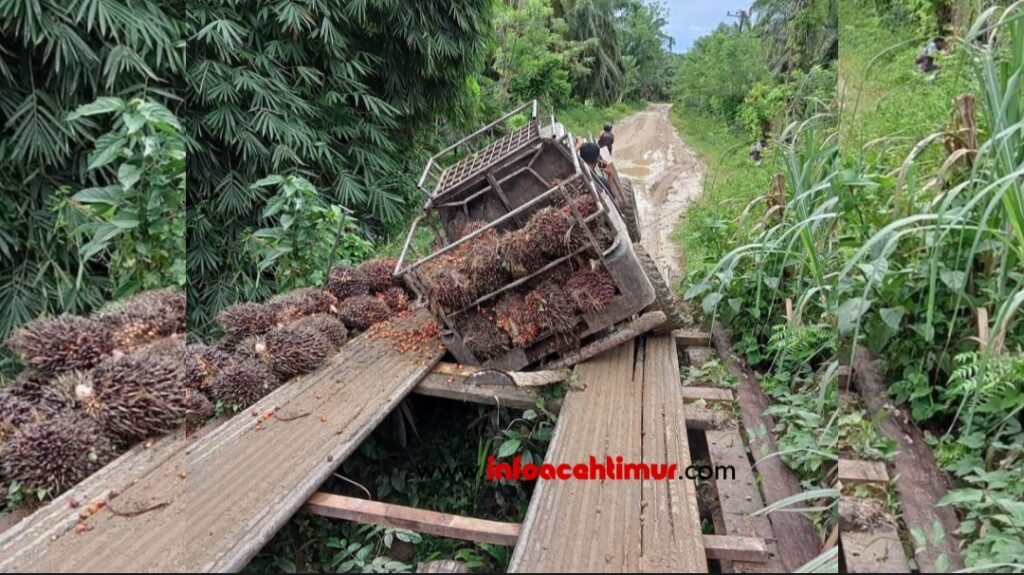Titi Penghubung Gampong Kliet dan Sarah Pinang Kian Tambah Rusak Parah