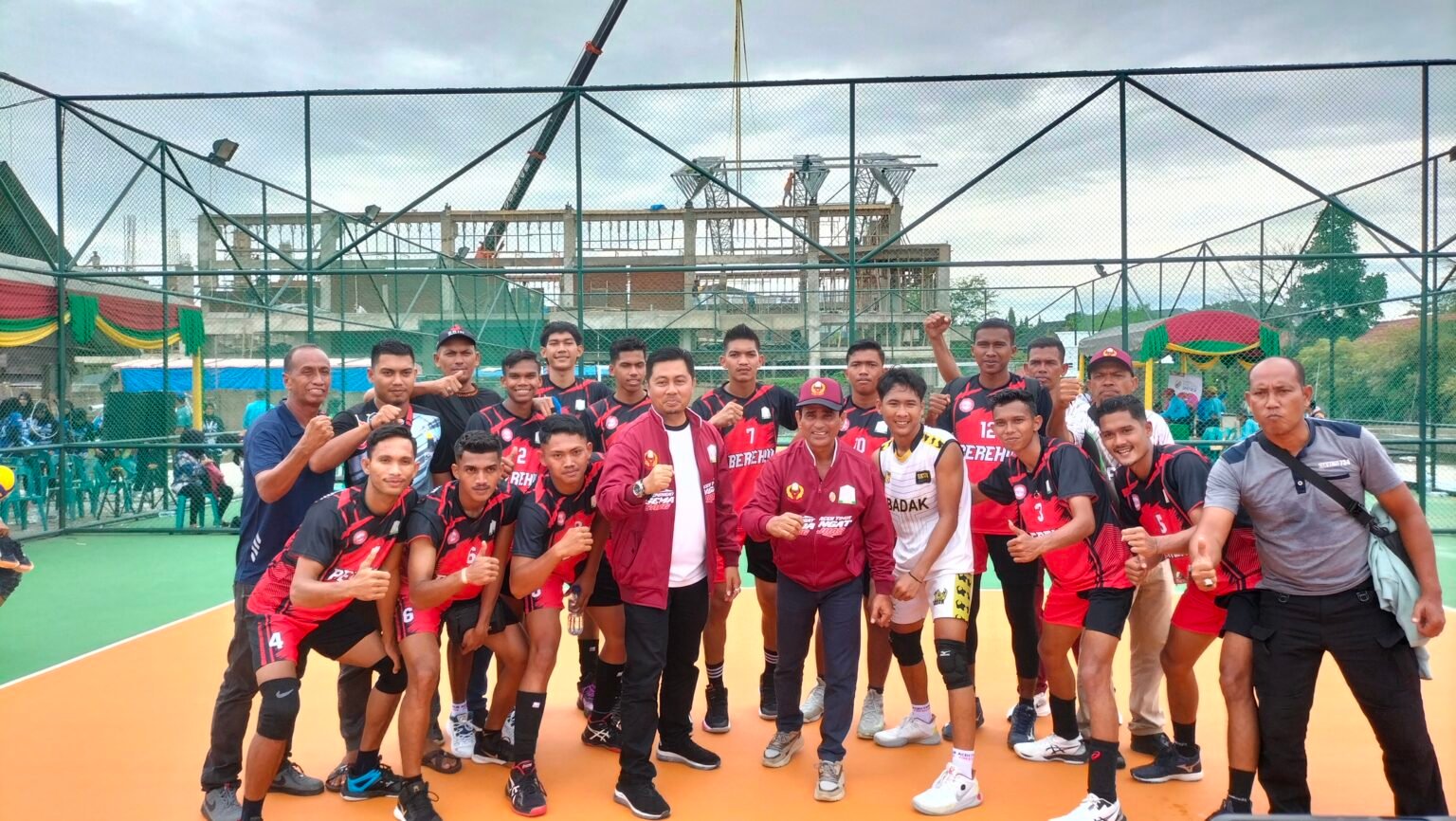 Tim Voli Putra Aceh Timur Unggul dari Bireun