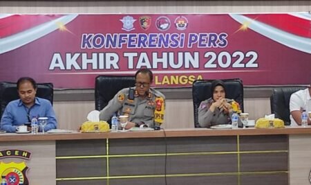 Sepanjang Tahun 2022, Kasus Narkotika Jenis Sabu-sabu Meningkat di Langsa Aceh