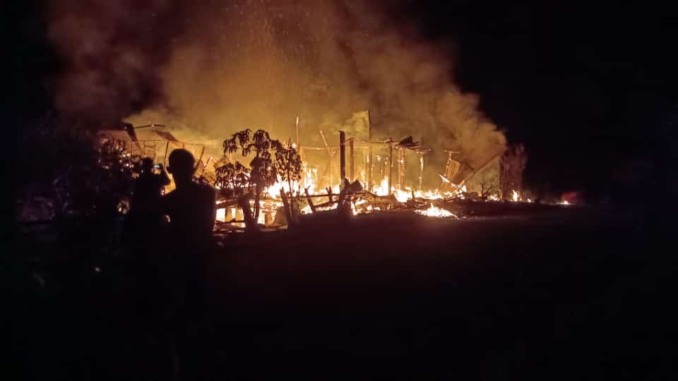 Letupan Meteran Listrik, Hanguskan Rumah Bapak Darwis