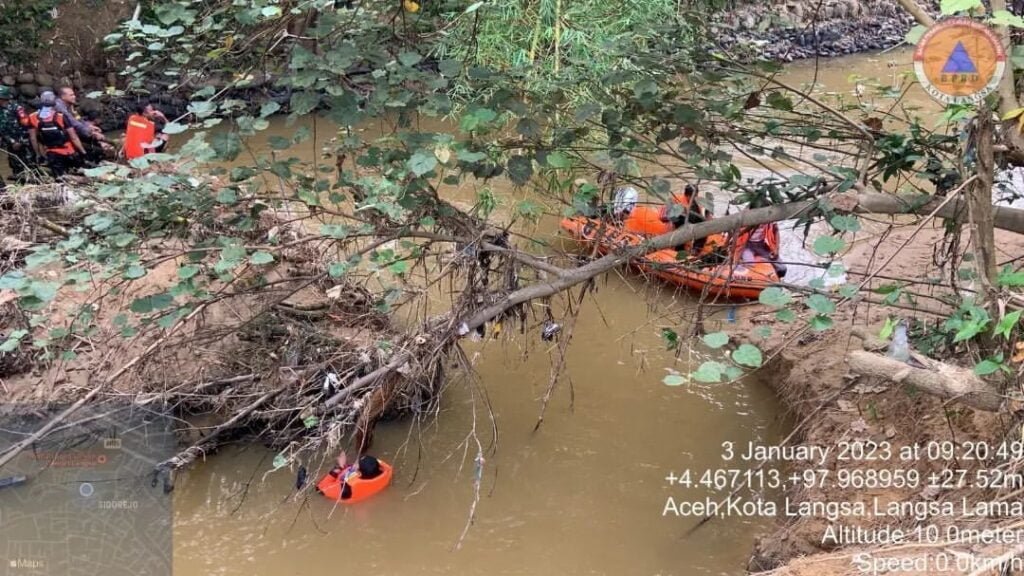 Pencarian Anak Tenggelam Sudah Dua Hari Belum Ada Titik Terang