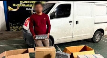 Bea Cukai Langsa Kejar Kurir Pemasok Rokok Ilegal, Pelaku dan Barang Bukti Diamankan