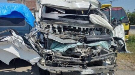 Kecelakaan Minibus Hiace Kontra dengan Motor Vario di Sungai Raya Satu Orang Meninggal