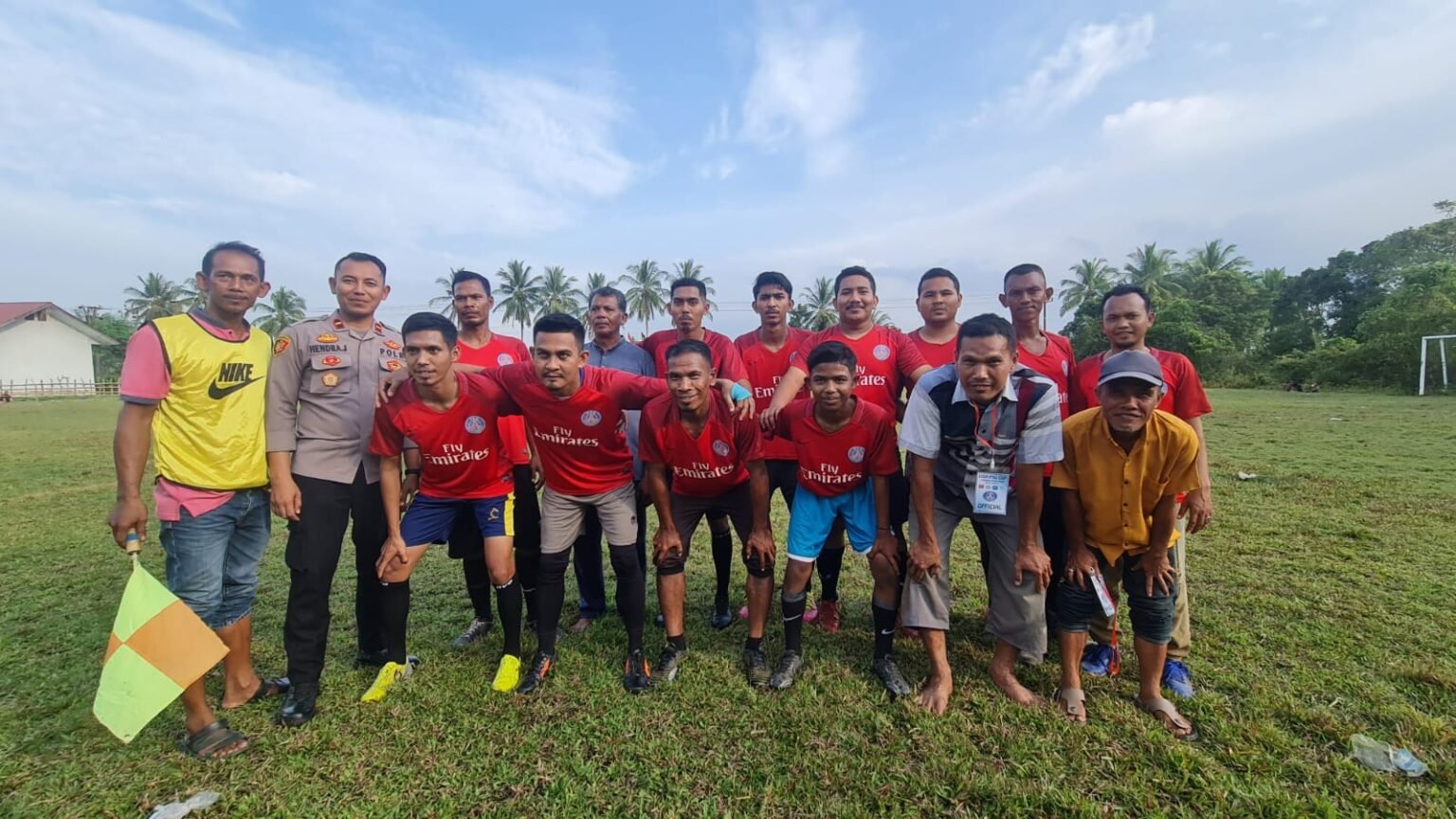 Turnamen Sepak Bola Antar Dusun, Liga PSG Rayeuk Glang-glong Yang Ke-5 Dibuka Langsung Oleh Polsek Matangkuli