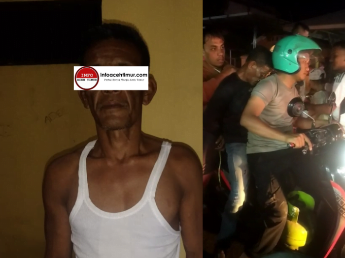 Warga Simpang 4 Idi, Amankan Terduga Pencuri Tabung Gas