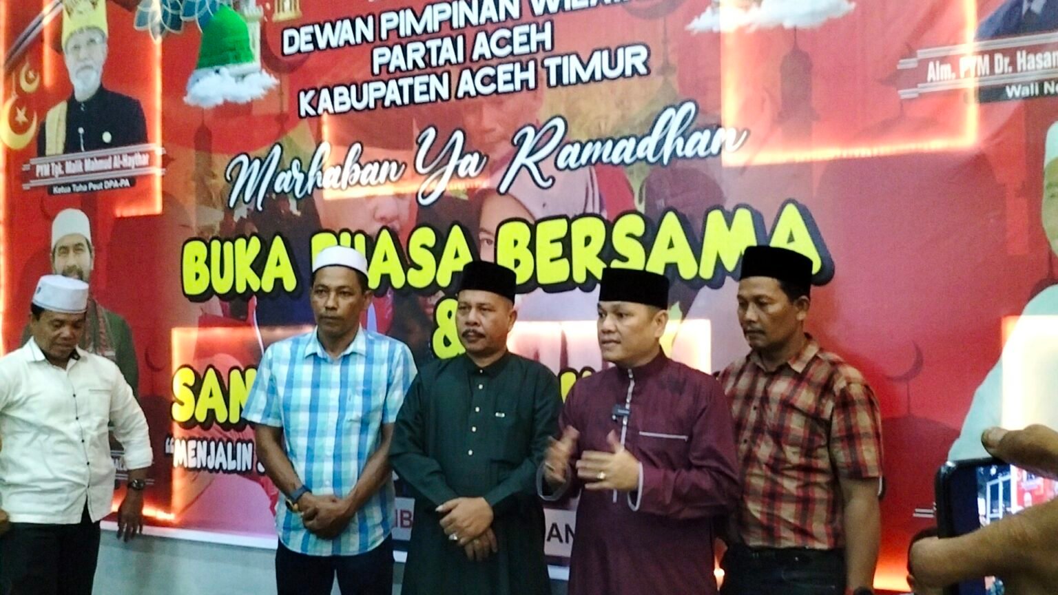 Dewan Pimpinan Wilayah Partai Aceh Kab, Aceh Timur Gelar Buka Puas Bersama 50 Anak Yatim – Piatu