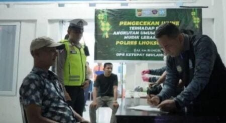 Empat Sopir Bus di Aceh Positif Konsumsi Narkoba Usai Menjalani Tes Urine di Terminal