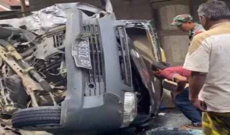 BREAKING NEWS, Tiga Mobil Terlibat Kecelakaan Maut di Sungai Raya Aceh Timur